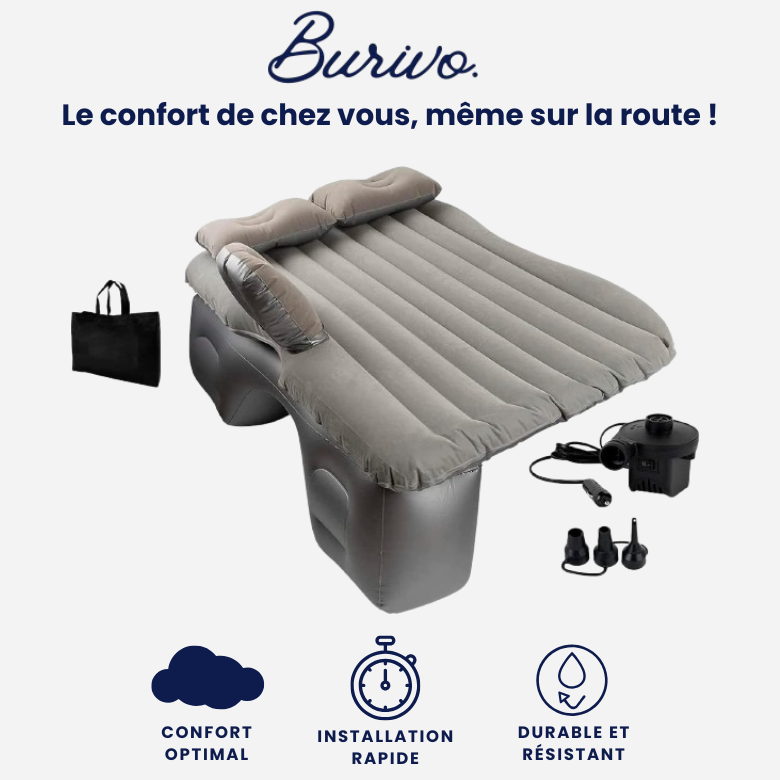 MATELAS GONFLABLE VOITURE - BURIVO