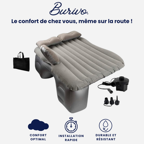 MATELAS GONFLABLE VOITURE - BURIVO